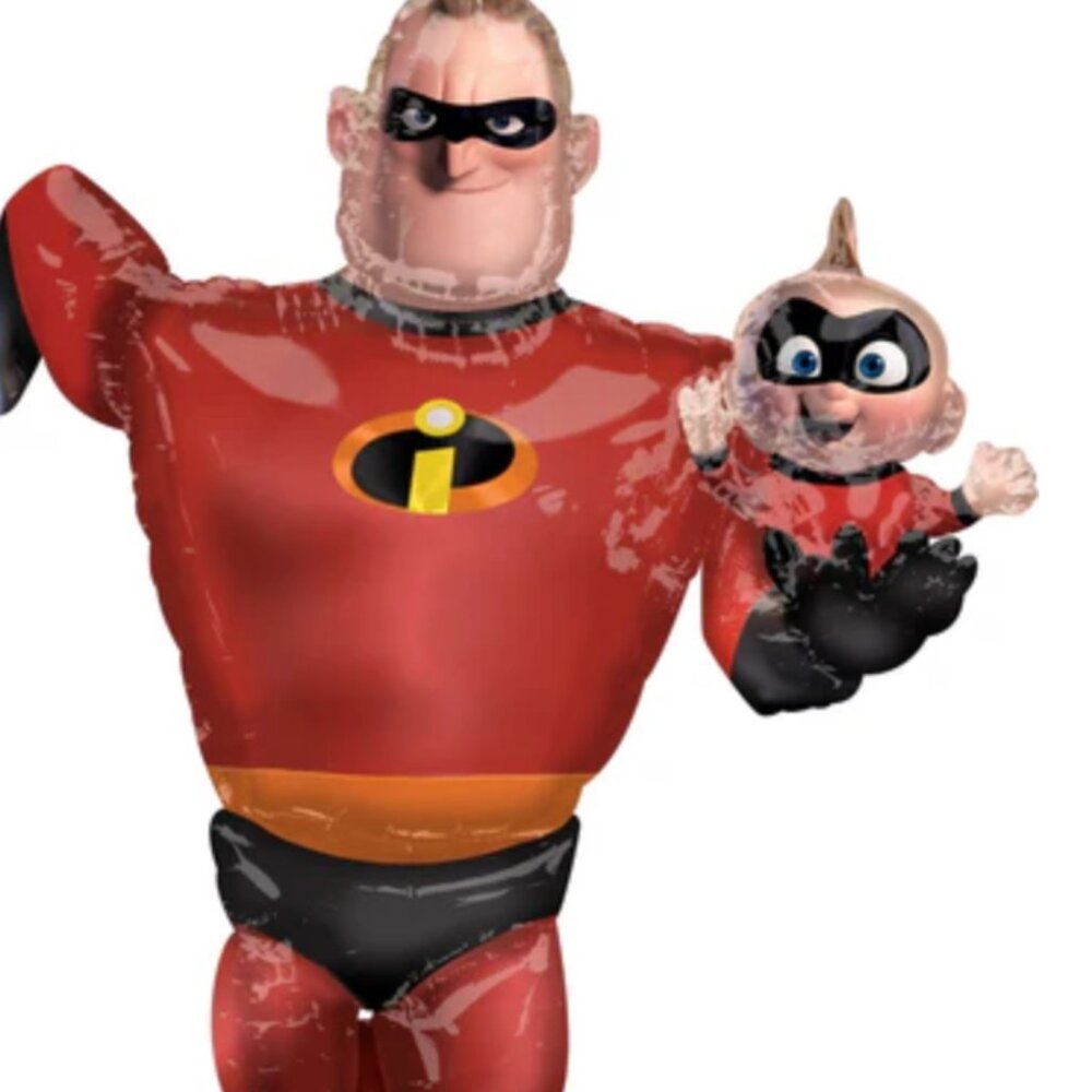 Disney Incredibles Giant Mr Incredible Gliding Foil Balloon NWT